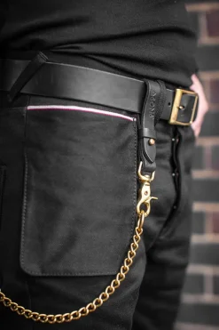 Black Leather Belt