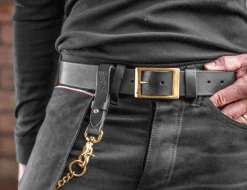 Black Leather Belt