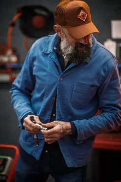 Blue Bolt Chore Jacket