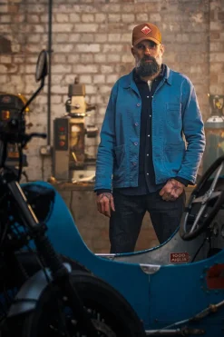 Blue Bolt Chore Jacket