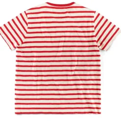 Breton Striped T Shirt Red