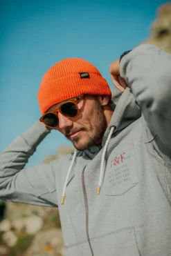 Bright Orange Atlantic Watch Cap / Beanie
