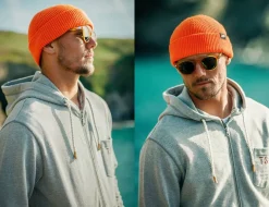 Bright Orange Atlantic Watch Cap / Beanie