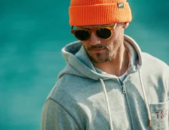 Bright Orange Atlantic Watch Cap / Beanie