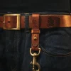 Brown Leather Key Fob
