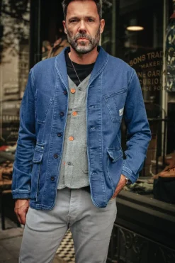 Crafter Indigo Wash Chore Jacket