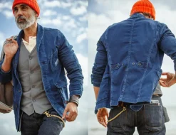 Crafter Indigo Wash Chore Jacket