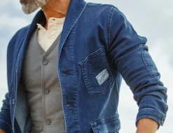 Crafter Indigo Wash Chore Jacket