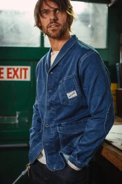 Crafter Indigo Wash Chore Jacket