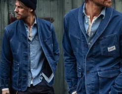 Crafter Indigo Wash Chore Jacket