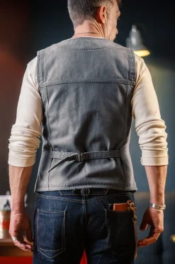Grey Lincoln Waistcoat / Vest