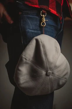 Jackson Traditional Baker Boy Hat - Light Grey