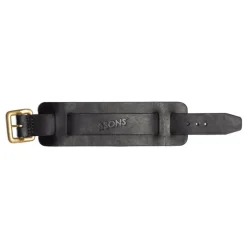 Leather Watch / Wrist Cuff Black