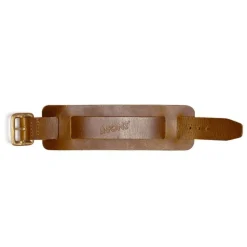 Leather Watch / Wrist Cuff Tan