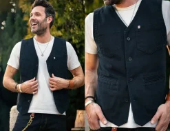 Navy Lincoln Waistcoat / Vest
