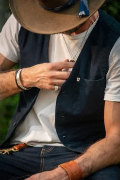 Navy Lincoln Waistcoat / Vest