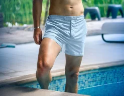 Newman Swim Shorts Sky Blue