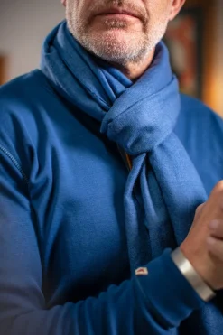 Outlaw Scarf Denim Blue
