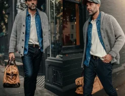 Pioneer British Wool Cardigan Grey