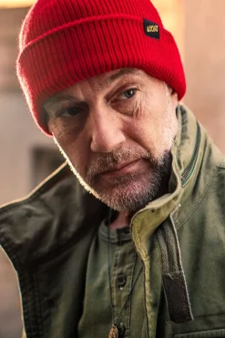 Poppy Red Atlantic Watch Cap / Beanie