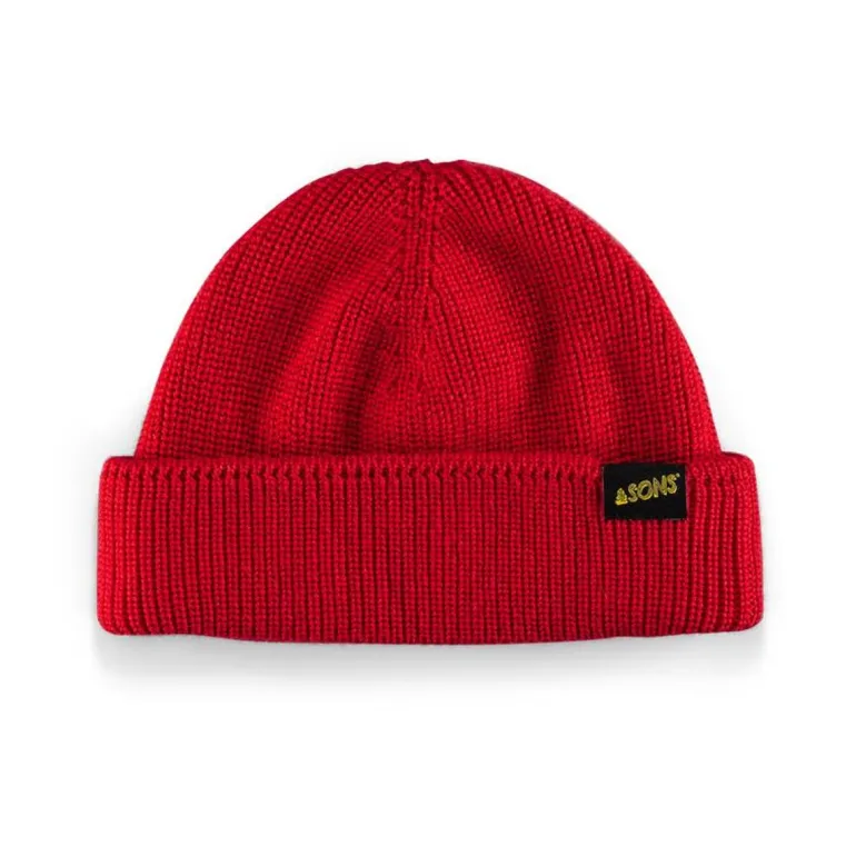 Poppy Red Atlantic Watch Cap / Beanie
