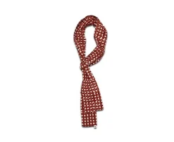 Rust Dot Japanese Scarf