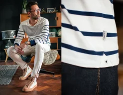 &Sons 21 Breton Long Sleeve Top