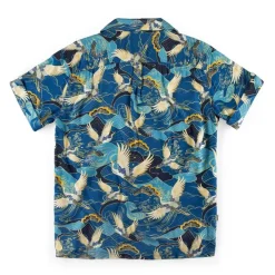 &Sons Aloha Crane Club Shirt Blue