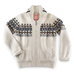 &Sons Alpine Cardigan Ecru