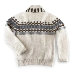 &Sons Alpine Cardigan Ecru