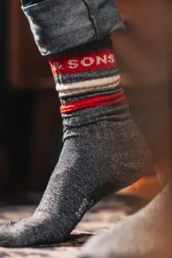 &Sons Baseline Socks Grey