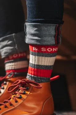 &Sons Baseline Socks Grey