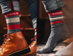 &Sons Baseline Socks Grey