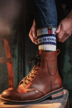 &Sons Baseline Socks Navy
