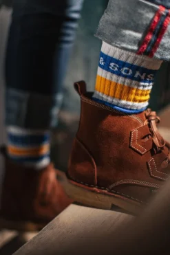 &Sons Baseline Socks White