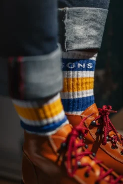 &Sons Baseline Socks White