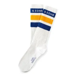 &Sons Baseline Socks White