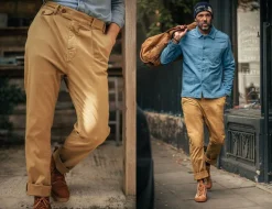 &Sons Beckett Trousers Tan