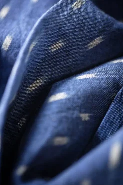 &Sons Blue Star Dot Scarf