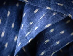 &Sons Blue Star Dot Scarf