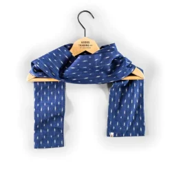 &Sons Blue Star Dot Scarf