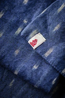 &Sons Blue Star Dot Scarf