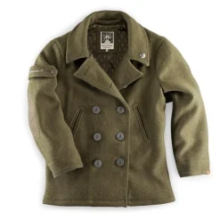 &Sons Boardwalk Peacoat Army Green