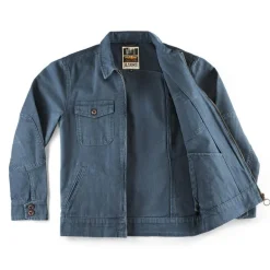&Sons Cab Coat Churchill Blue