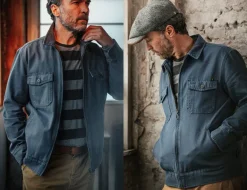 &Sons Cab Coat Churchill Blue