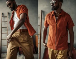 &Sons Cabana Shirt Burnt Orange
