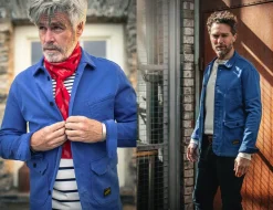 &Sons Carver Jacket French Blue