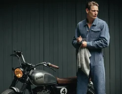 &Sons Churchill Coveralls Dark Denim