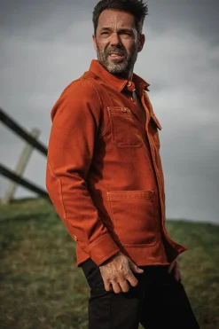 &Sons Cloud Shirt Rust