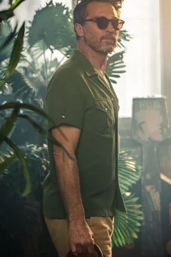 &Sons Coast Shirt Army Green